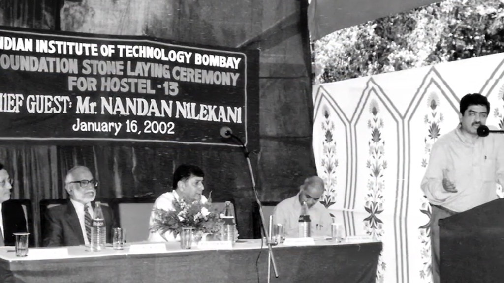 Copy of 2002, Foundation Stone Laying for Hostel 13, chief guest Nandan Nilekani